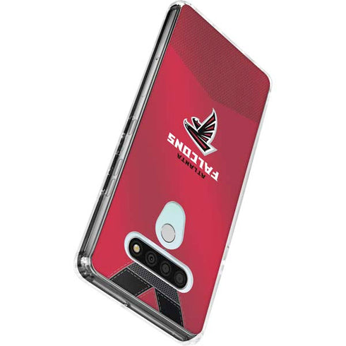 NFL Atlanta Falcons Team Jersey LG Stylo 6 Clear Case