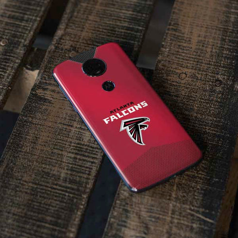 NFL Atlanta Falcons Team Jersey Moto E5 Plus Skin