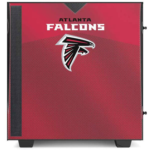NFL Atlanta Falcons Team Jersey NZXT H510 Compact ATX Mid-Tower Case Skin