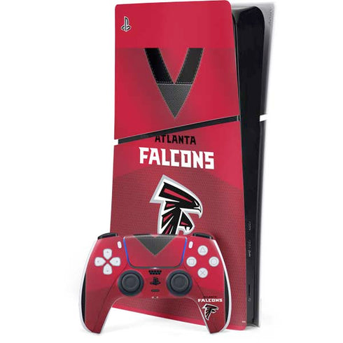 NFL Atlanta Falcons Team Jersey PS5 Slim Digital Edition Console Skin
