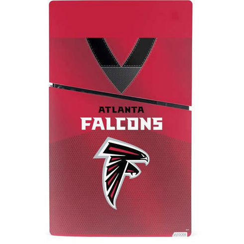 NFL Atlanta Falcons Team Jersey PS5 Slim Digital Edition Console Skin
