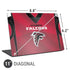 NFL Atlanta Falcons Team Jersey Universal Laptop 11in (8.8 x 6.2in) Skin