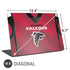 NFL Atlanta Falcons Team Jersey Universal Laptop 16.6in (13.4 x 9.7in) Skin