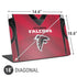 NFL Atlanta Falcons Team Jersey Universal Laptop 18in (14.6 x 10.6in) Skin