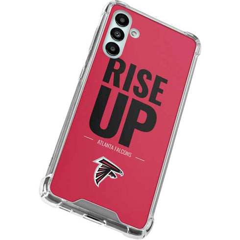 NFL Atlanta Falcons Team Motto Galaxy A13 5G Clear Case