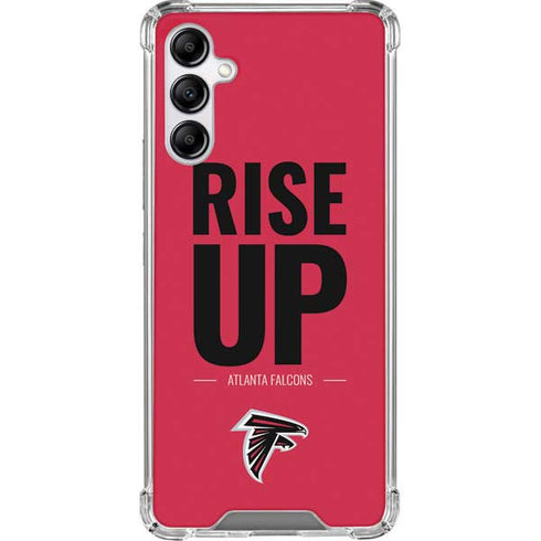 NFL Atlanta Falcons Team Motto Galaxy A14 5G Clear Case