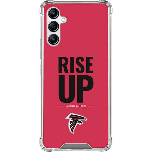 NFL Atlanta Falcons Team Motto Galaxy A15 5G Clear Case