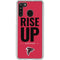 NFL Atlanta Falcons Team Motto Galaxy A21 Clear Case