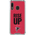 NFL Atlanta Falcons Team Motto Galaxy A30 Clear Case