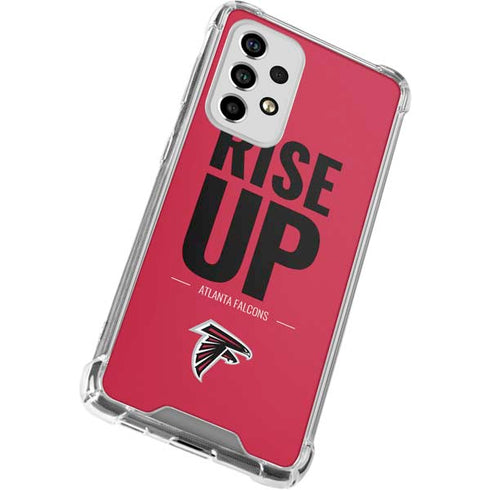 NFL Atlanta Falcons Team Motto Galaxy A53 5G Clear Case