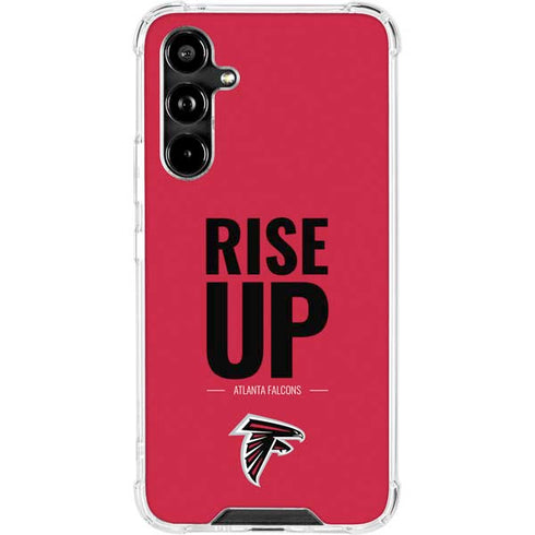 NFL Atlanta Falcons Team Motto Galaxy A54 5G Clear Case