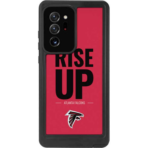 NFL Atlanta Falcons Team Motto Galaxy Note20 Ultra 5G Waterproof Case