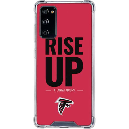 NFL Atlanta Falcons Team Motto Galaxy S20 FE Clear Case