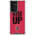 NFL Atlanta Falcons Team Motto Galaxy S21 Ultra 5G Clear Case