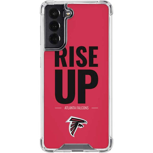 NFL Atlanta Falcons Team Motto Galaxy S22 Clear Case