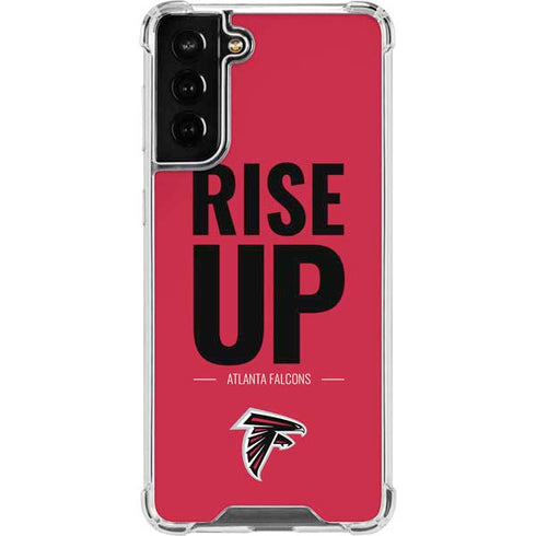 NFL Atlanta Falcons Team Motto Galaxy S22 Plus Clear Case