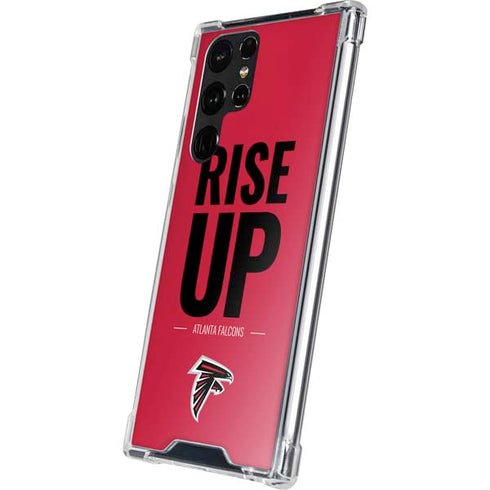 NFL Atlanta Falcons Team Motto Galaxy S22 Ultra Clear Case