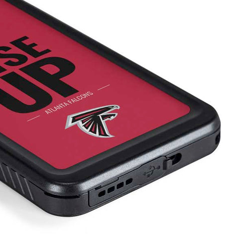 NFL Atlanta Falcons Team Motto Galaxy S23 Plus Waterproof Case