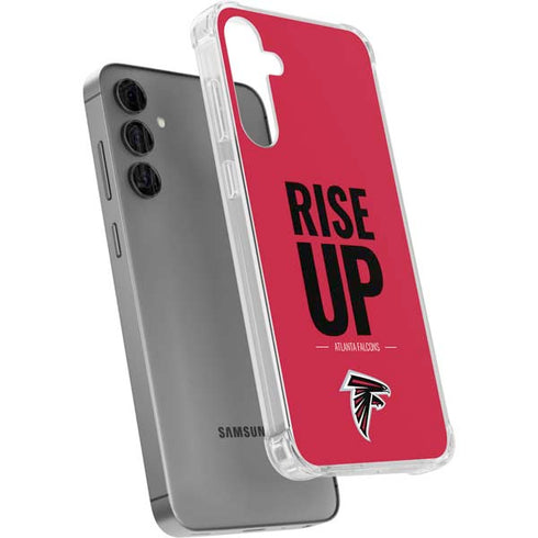 NFL Atlanta Falcons Team Motto Galaxy S24 Plus Clear Case