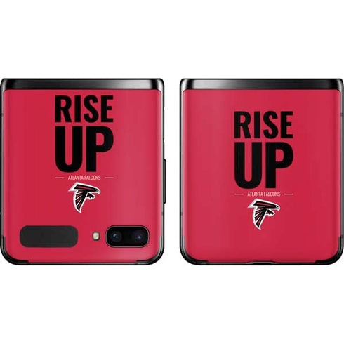 NFL Atlanta Falcons Team Motto Galaxy Z Flip Skin