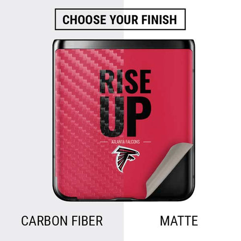 NFL Atlanta Falcons Team Motto Galaxy Z Flip Skin