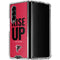 NFL Atlanta Falcons Team Motto Galaxy Z Fold4 5G Clear Case