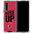 NFL Atlanta Falcons Team Motto Galaxy Z Fold4 5G Clear Case