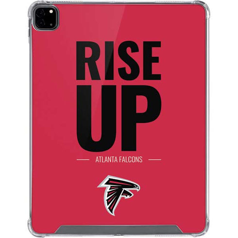 NFL Atlanta Falcons Team Motto iPad Pro 12.9in (2020) Clear Case