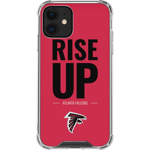 NFL Atlanta Falcons Team Motto iPhone 12 Mini Clear Case