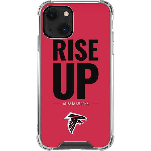 NFL Atlanta Falcons Team Motto iPhone 14 Plus Clear Case
