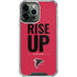 NFL Atlanta Falcons Team Motto iPhone 14 Pro Max Clear Case