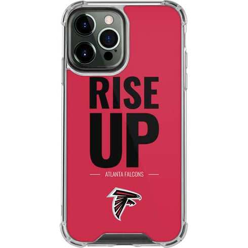 NFL Atlanta Falcons Team Motto iPhone 15 Pro Max Clear Case