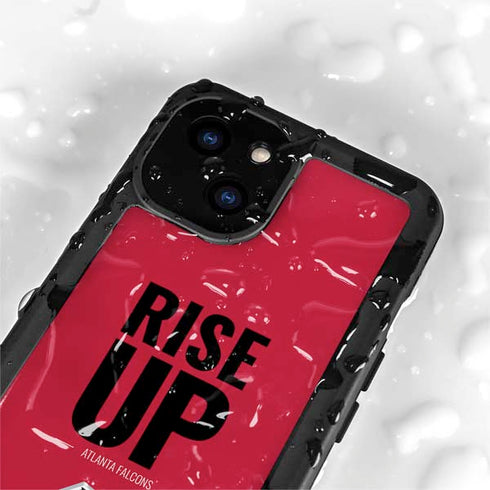 NFL Atlanta Falcons Team Motto iPhone 15 Plus Waterproof Case