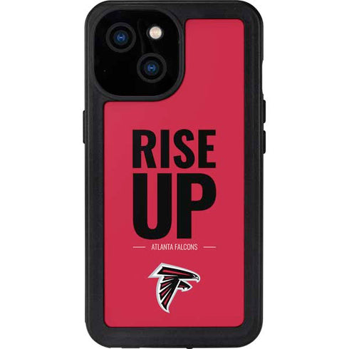 NFL Atlanta Falcons Team Motto iPhone 15 Waterproof Case