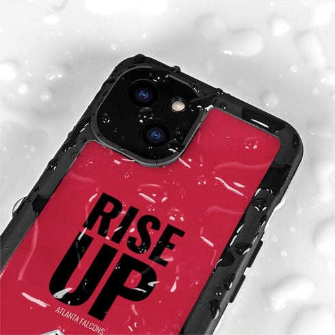NFL Atlanta Falcons Team Motto iPhone 15 Waterproof Case