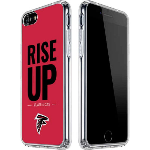NFL Atlanta Falcons Team Motto iPhone SE (2nd & 3rd Gen) Clear Case