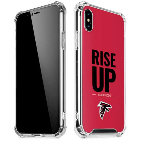 NFL Atlanta Falcons Team Motto iPhone XS Max Clear Case