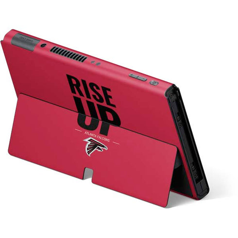 NFL Atlanta Falcons Team Motto Nintendo Switch OLED (2021) Skin