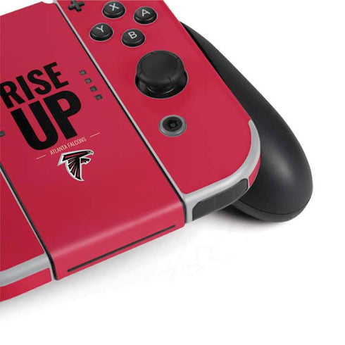 NFL Atlanta Falcons Team Motto Nintendo Switch OLED (2021) Skin