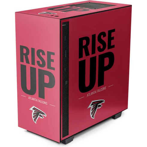 NFL Atlanta Falcons Team Motto NZXT H510 Compact ATX Mid-Tower Case Skin