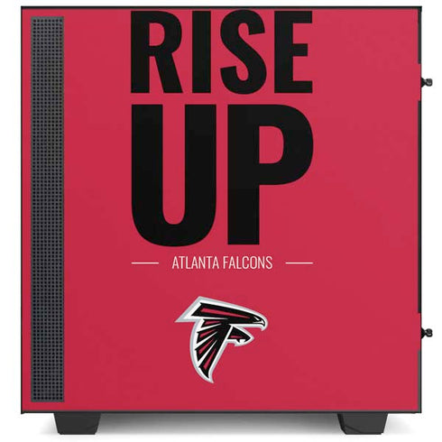 NFL Atlanta Falcons Team Motto NZXT H510 Compact ATX Mid-Tower Case Skin