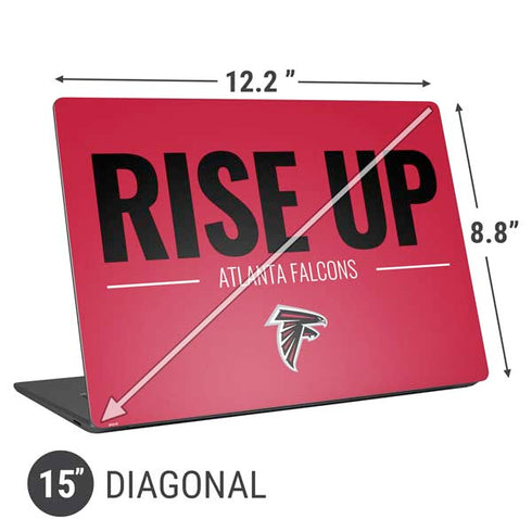 NFL Atlanta Falcons Team Motto Universal Laptop 15in (12.2 x 8.8in) Skin