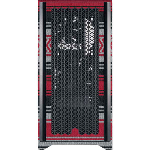 NFL Atlanta Falcons Trailblazer Corsair 4000D Tempered Glass Mid-Tower ATX Case Skin