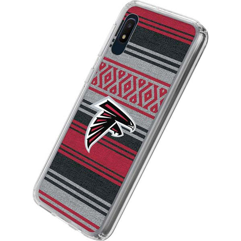 NFL Atlanta Falcons Trailblazer Galaxy A10e Clear Case