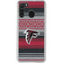 NFL Atlanta Falcons Trailblazer Galaxy A21 Clear Case