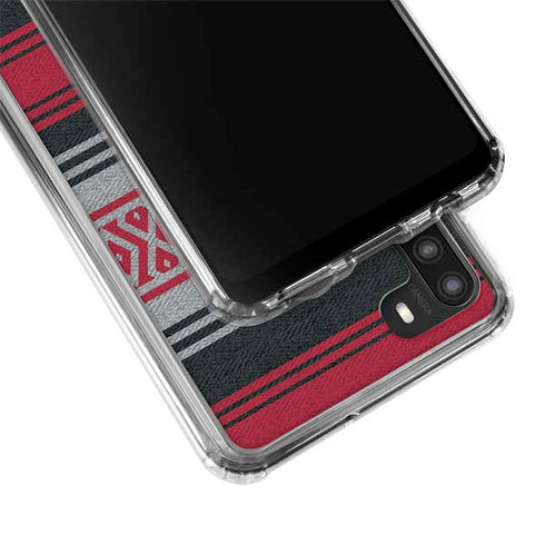 NFL Atlanta Falcons Trailblazer Galaxy A21 Clear Case