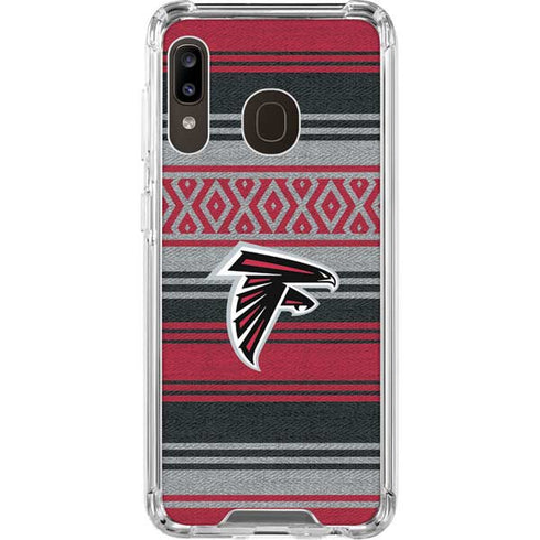 NFL Atlanta Falcons Trailblazer Galaxy A30 Clear Case