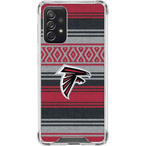 NFL Atlanta Falcons Trailblazer Galaxy A72 5G Clear Case