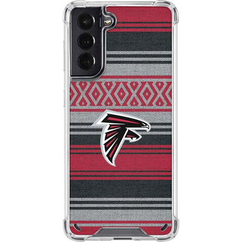 NFL Atlanta Falcons Trailblazer Galaxy S21 5G Clear Case