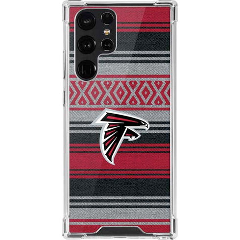 NFL Atlanta Falcons Trailblazer Galaxy S22 Ultra Clear Case